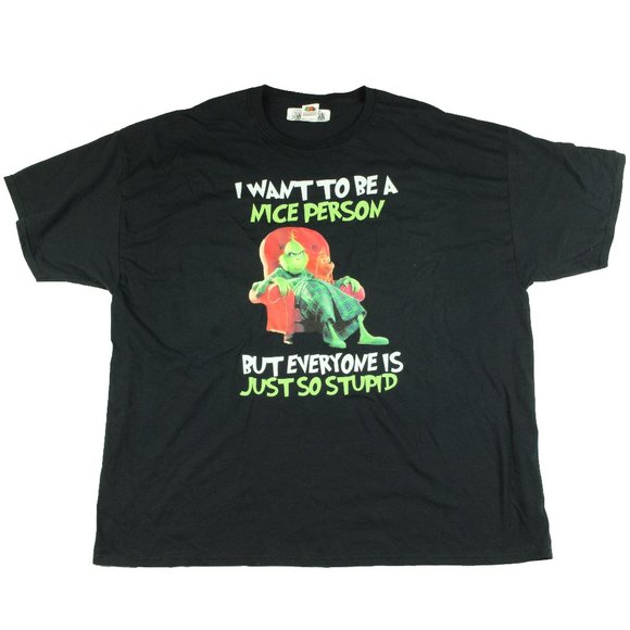 Fruit of the Loom Other - Gentlemen Grinch Size 3XL Short Sleeve Shirt